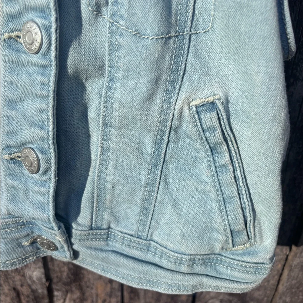 Cat &‎ Jack Light Blue Denim Vest with Pockets